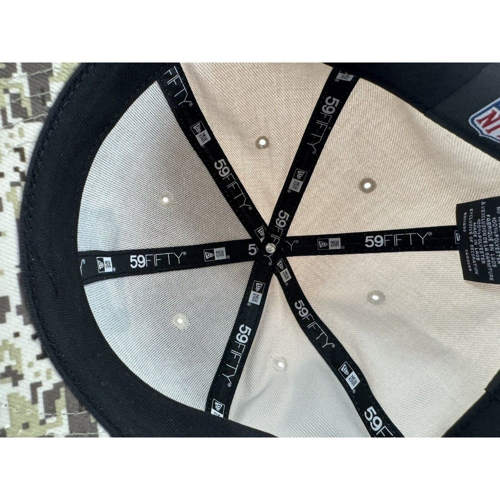 ERA ATLANTA FALCONS Salute To Service Fitted Hat Cap Size 7 5/8 New USA​​​ - Picture 10 of 11